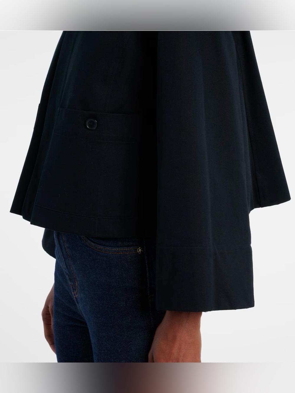 FRAME Corduroy Collar Crop Jacket - Picture 6 of 15